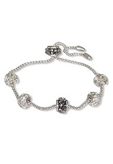 ravishing teensy-weensy snake chain heart bracelet for babies 